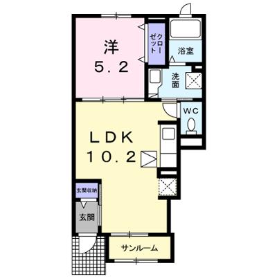ロジュマン　ミユキⅡ 103【管理NO：1-022424402-01030】 ★家具家電は申し込み後に搬入します 2026年08月中旬入居可能の物件画像