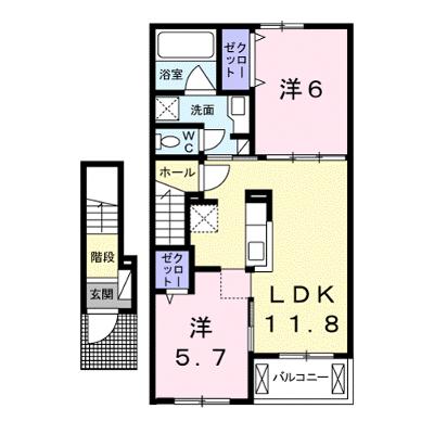 ラズベリー　コート 203【管理NO：1-021145301-02030】 ★家具家電は申し込み後に搬入します 2026年07月下旬入居可能の物件画像