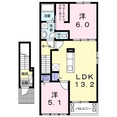 Ｃａｓａ　エスポワール　水口 205【管理NO：1-020815701-02050】 ★家具家電は申し込み後に搬入しますの物件画像