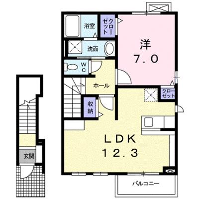 ブリーズヒル 203【管理NO：1-019262901-02030】 ★家具家電は申し込み後に搬入しますの物件画像