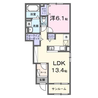 ステラ守山 104【管理NO：1-028474501-01040】 ★家具家電は申し込み後に搬入します★ ★2026年09月下旬入居可能★の物件画像