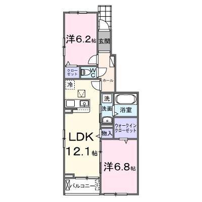 アンシャンテ 104【管理NO：1-028474401-01040】 ★家具家電は申し込み後に搬入します★ ★2026年10月上旬入居可能★の物件画像