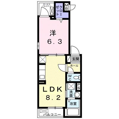 リベルテＦ・皐月 302【管理NO：1-027872301-03020】 ★家具家電は申し込み後に搬入します★の物件画像