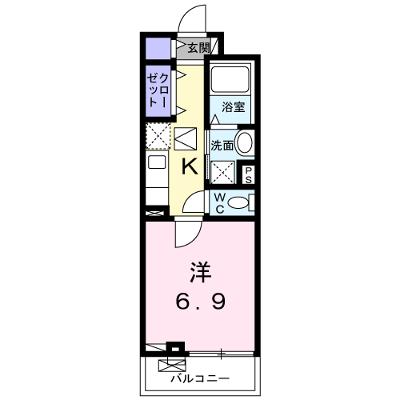 ラー　カイラム 104【管理NO：1-025982301-01040】 ★家具家電は申し込み後に搬入します 2026年07月上旬入居可能の物件画像