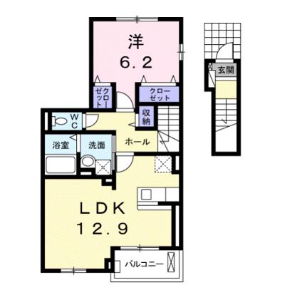 ヒールド・リヴⅠ 201【管理NO：1-020184301-02010】 ★家具家電は申し込み後に搬入しますの物件画像