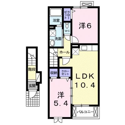 アウローラ湖南 204【管理NO：1-017985801-02040】 ★家具家電は申し込み後に搬入します 2026年07月下旬入居可能の物件画像