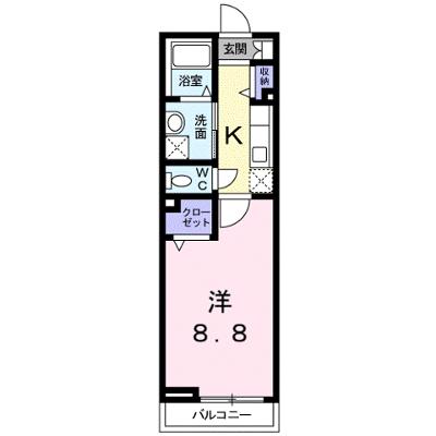 プランドール 204【管理NO：1-016320601-02040】 ★家具家電は申し込み後に搬入しますの物件画像