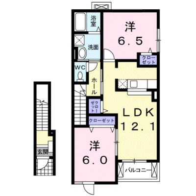キャナール 204【管理NO：1-014872901-02040】 ★家具家電は申し込み後に搬入しますの物件画像