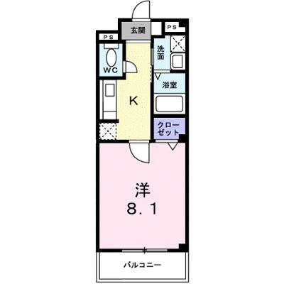 カルムアビタシオン大将軍Ⅱ 201【管理NO：1-014561101-02010】の物件画像