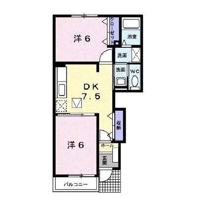 ハオス・リーリエⅡ 101【管理NO：1-014136901-01010】 ★家具家電は申し込み後に搬入します 2026年07月中旬入居可能の物件画像