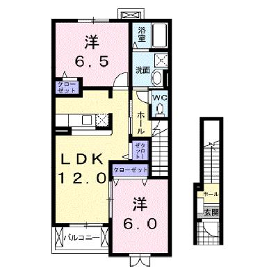 ロハス日野　Ａ 203【管理NO：1-013771601-02030】 ★家具家電は申し込み後に搬入しますの物件画像