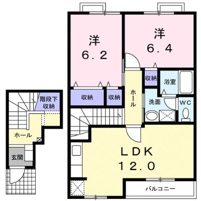 サニーコートＡ 204【管理NO：1-007878001-02040】 ★家具家電は申し込み後に搬入しますの物件画像