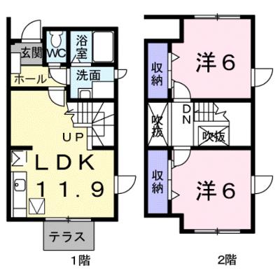 メゾンファミ－リエ 101【管理NO：1-007533101-01010】 ★家具家電は申し込み後に搬入します★の物件画像