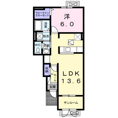 メゾン　パストラルⅡ 103【管理NO：1-024705801-01030】 ★家具家電は申し込み後に搬入しますの物件画像
