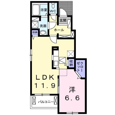 エスペラント・ボヌール　Ｂ 105【管理NO：1-022357102-01040】の物件画像