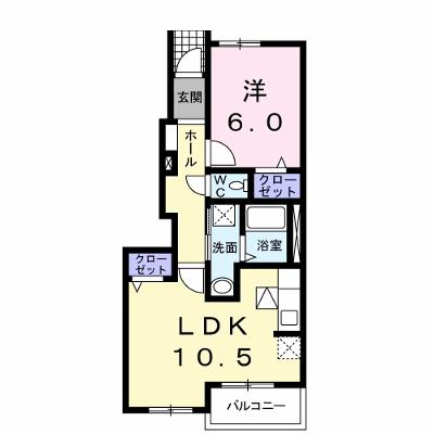 アルメールＢ 101【管理NO：1-014744902-01010】 ★家具家電は申し込み後に搬入しますの物件画像