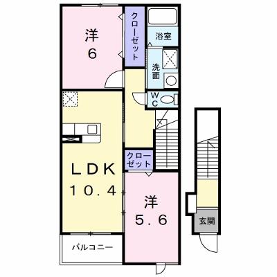 ミップルハウスＢ 201【管理NO：1-014741702-02010】 ★家具家電は申し込み後に搬入しますの物件画像