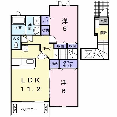 ミップルハウスＡ 203【管理NO：1-014741701-02030】 ★家具家電は申し込み後に搬入しますの物件画像