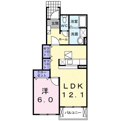 フレーシュＡ 101【管理NO：1-013354201-01010】 2026年07月中旬入居可能の物件画像