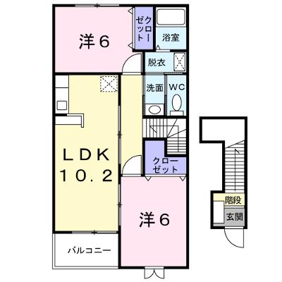 サンライズ 201【管理NO：1-012840001-02010】 ★家具家電は申し込み後に搬入しますの物件画像