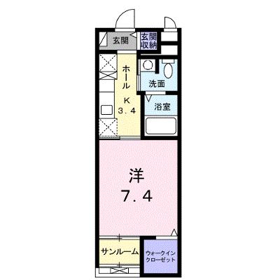 サンリット　城南 102【管理NO：1-017543101-01020】 ★家具家電は申し込み後に搬入しますの物件画像