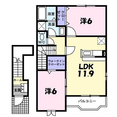 ポライトリー　ガーデンＣ棟 203【管理NO：1-014294103-02030】 ★家具家電は申し込み後に搬入しますの物件画像