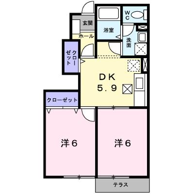 フロイライン　アミィＢ 101【管理NO：1-012335601-01010】 ★家具家電は申し込み後に搬入します★の物件画像