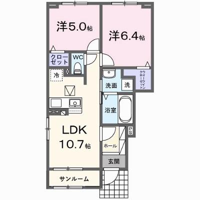 アンソレイエ高浜Ⅰ 101【管理NO：1-027633701-01010】 ★家具家電は申し込み後に搬入します 2026年08月下旬入居可能の物件画像