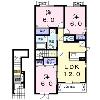 ラフレシール 205【管理NO：1-016106801-02040】 ★家具家電は申し込み後に搬入します 2026年08月上旬入居可能の物件画像