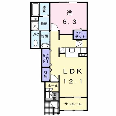 トゥー・ル・モンド・ヌーベル 102【管理NO：1-014595201-01020】 ★家具家電は申し込み後に搬入します 2026年07月中旬入居可能の物件画像