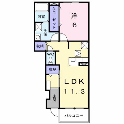 チェリーブローテ常 102【管理NO：1-014268101-01020】 2026年07月下旬入居可能の物件画像