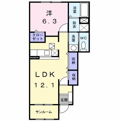 ボヌールＢ 101【管理NO：1-014118002-01010】の物件画像