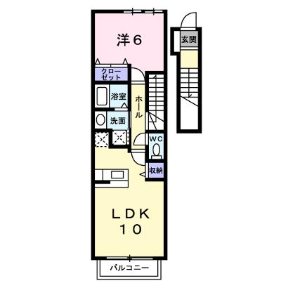 フリーデ嵐山 202【管理NO：1-013808201-02020】 2026年08月下旬入居可能の物件画像