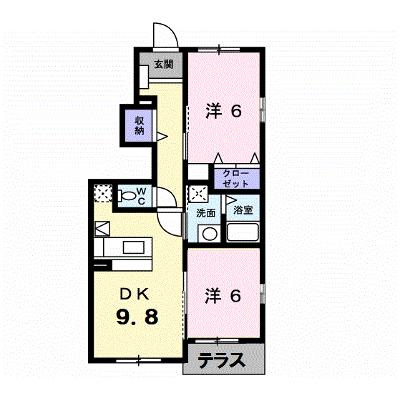 ラフレシール野口 101【管理NO：1-013120801-01010】 ★家具家電は申し込み後に搬入しますの物件画像