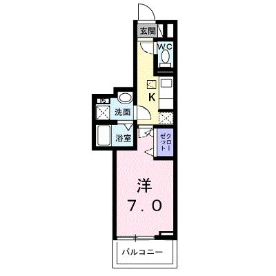 メゾンド・御領町 101【管理NO：1-027656401-01010】 ★家具家電は申し込み後に搬入します★ ★2026年10月上旬入居可能★の物件画像