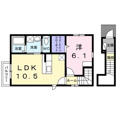 クリーム　ローズ 201【管理NO：1-020544001-02010】 ★家具家電は申し込み後に搬入しますの物件画像