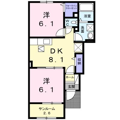 ヴィラ宮の前 104【管理NO：1-020451901-01040】 ★家具家電は申し込み後に搬入しますの物件画像