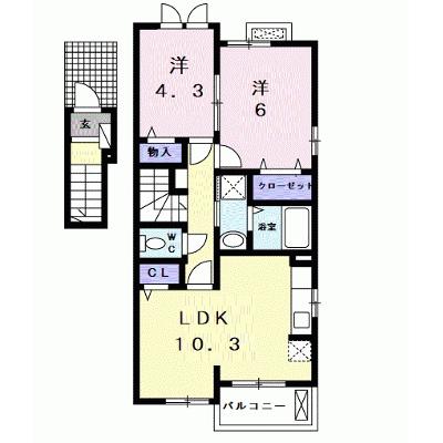 ＳＴＵＤＩＯ．Ｍ 201【管理NO：1-019093301-02010】 ★家具家電は申し込み後に搬入しますの物件画像