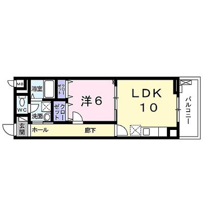エスポワールⅡ 202【管理NO：1-024760101-02020】 ★家具家電は申し込み後に搬入しますの物件画像