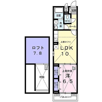 Ａ　ＦＬＡＴ 204【管理NO：1-024010101-02040】 2026年08月上旬入居可能の物件画像