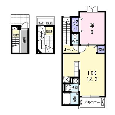 カーサスカイⅢ 305【管理NO：1-018232901-03040】 2026年07月上旬入居可能の物件画像