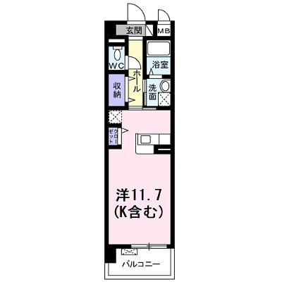 シカタ　シャンブレットⅠ 706【管理NO：1-018062001-07060】 ★家具家電は申し込み後に搬入します★の物件画像