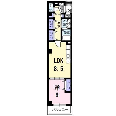 パレス伏見 106【管理NO：1-016466901-01050】 2026年06月下旬入居可能の物件画像