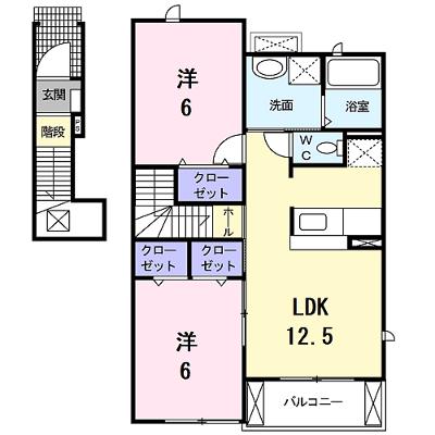 ボヌール　シャンブル 201【管理NO：1-013990701-02010】 ★家具家電は申し込み後に搬入しますの物件画像