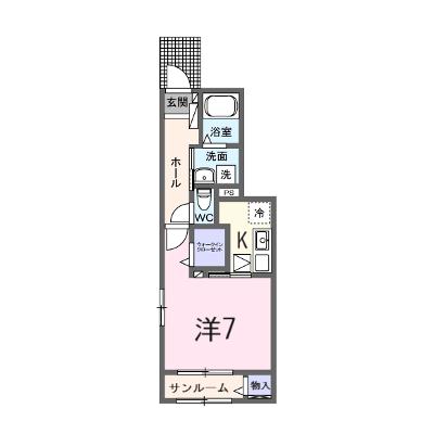 ペニーレイン 104【管理NO：1-028600701-01040】 ★家具家電は申し込み後に搬入します★ ★2026年10月上旬入居可能★の物件画像