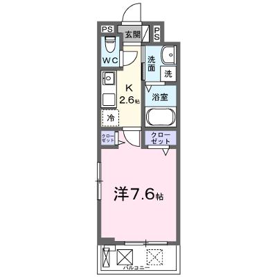 カーサ・ミニヨン 305【管理NO：1-028547601-03040】 ★家具家電は申し込み後に搬入します★ ★2026年09月下旬入居可能★の物件画像