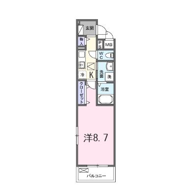 クレール蒼天 103【管理NO：1-028466801-01030】 ★家具家電は申し込み後に搬入します 2026年09月下旬入居可能の物件画像