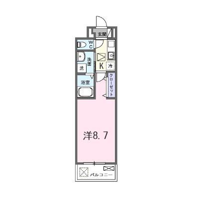 クレール蒼天 102【管理NO：1-028466801-01020】 ★家具家電は申し込み後に搬入します 2026年09月下旬入居可能の物件画像