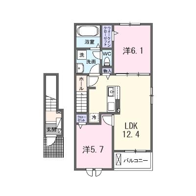 （仮）石田内里町アパート 203【管理NO：1-028431401-02030】 2026年09月下旬入居可能の物件画像