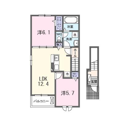 （仮）石田内里町アパート 201【管理NO：1-028431401-02010】 2026年09月下旬入居可能の物件画像